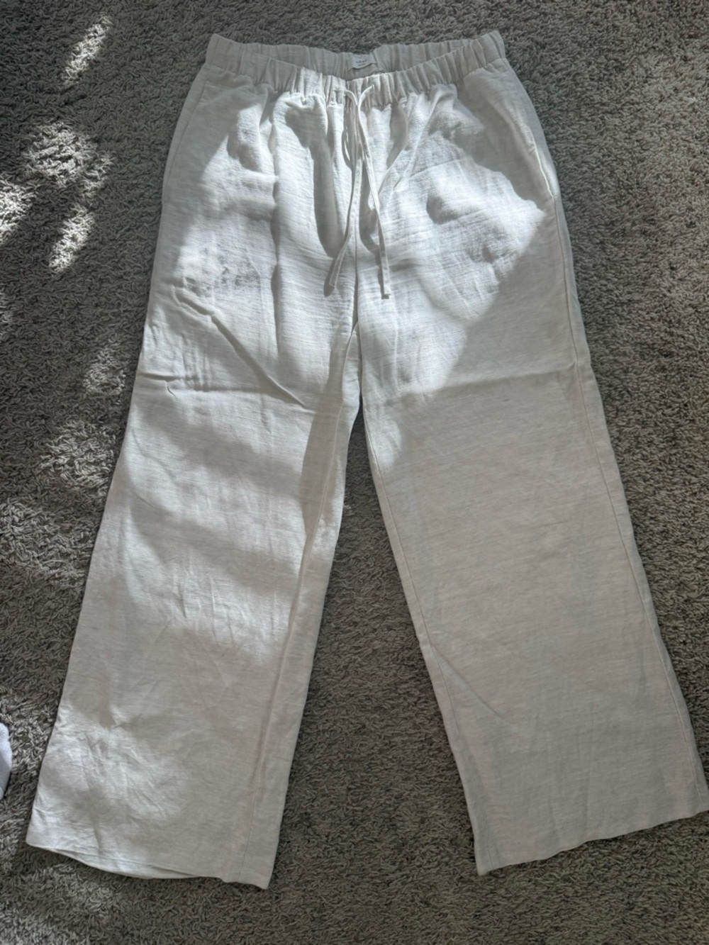 Aritzia Wilfred The Lodge Pant - Cruise Linen - Neutral